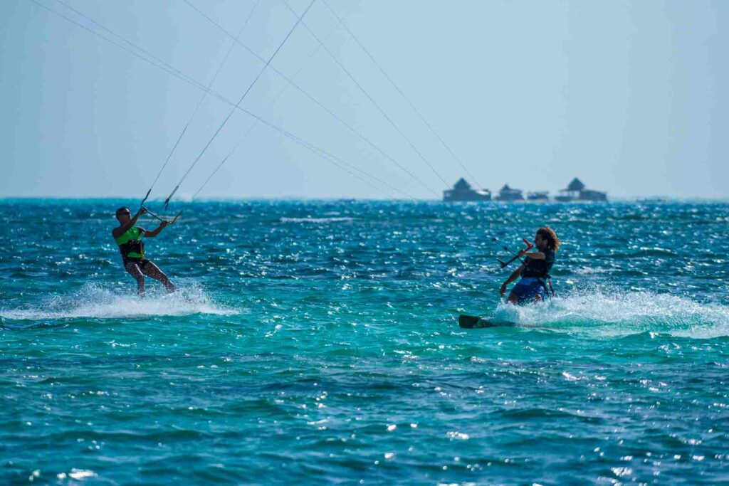 Global Kite trips - San andres Colombia turquoise water