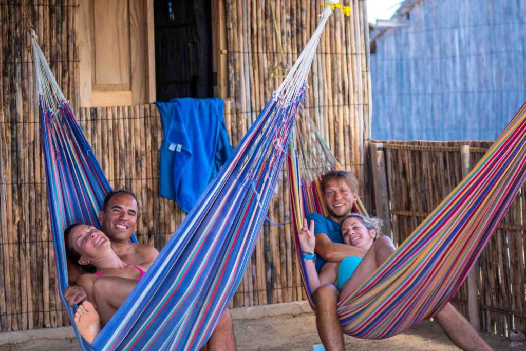 Global Kite trips - Kite safari Colombia  Cabo de la vela hammocks