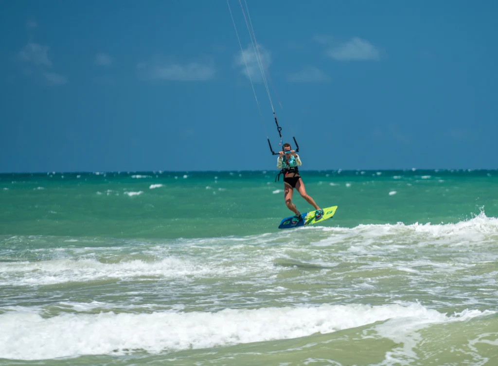 female performing a jump advance rider